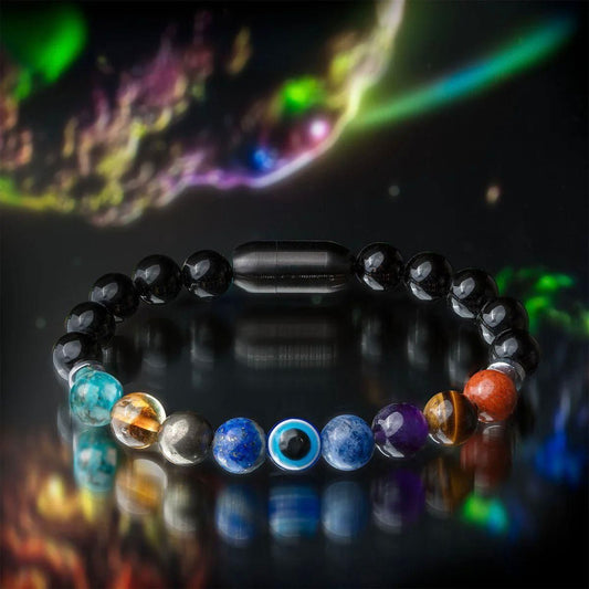 Super 9 Chakra Bracelet– Healing Energy Stone Beads for Men & Women