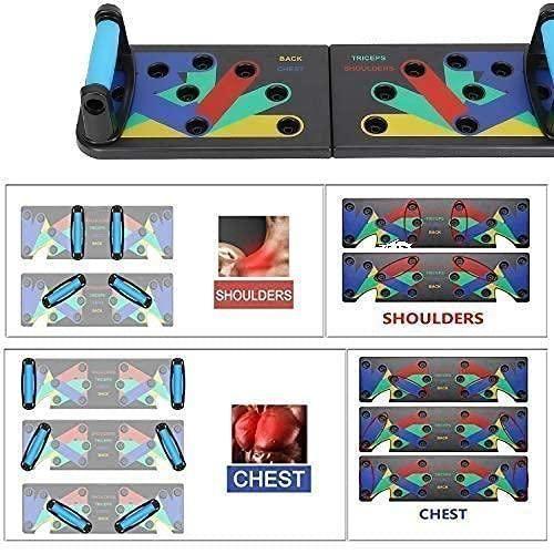 Fitbeast 2.0 Push Up Board – Multi-Function Pushup Bar for Strength Training & Home Workouts